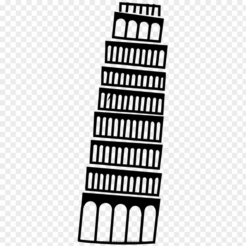 Leaning Tower Of Pisa Drawing Coloring Book Painting PNG