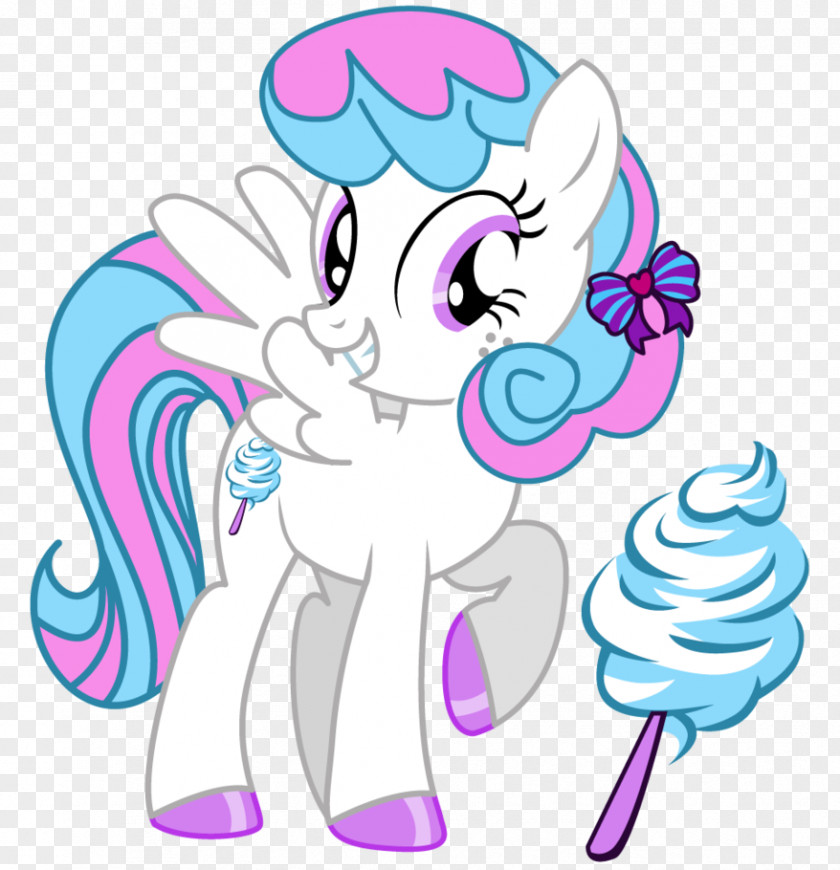Lollipop Pony Cotton Candy Rainbow Dash PNG