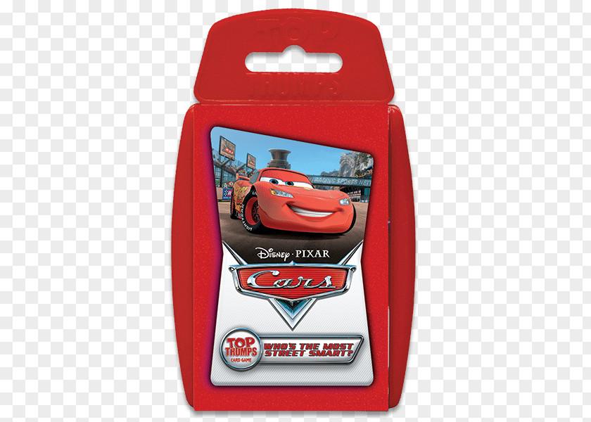 Disney Cars Winning Moves Top Trumps Game PNG