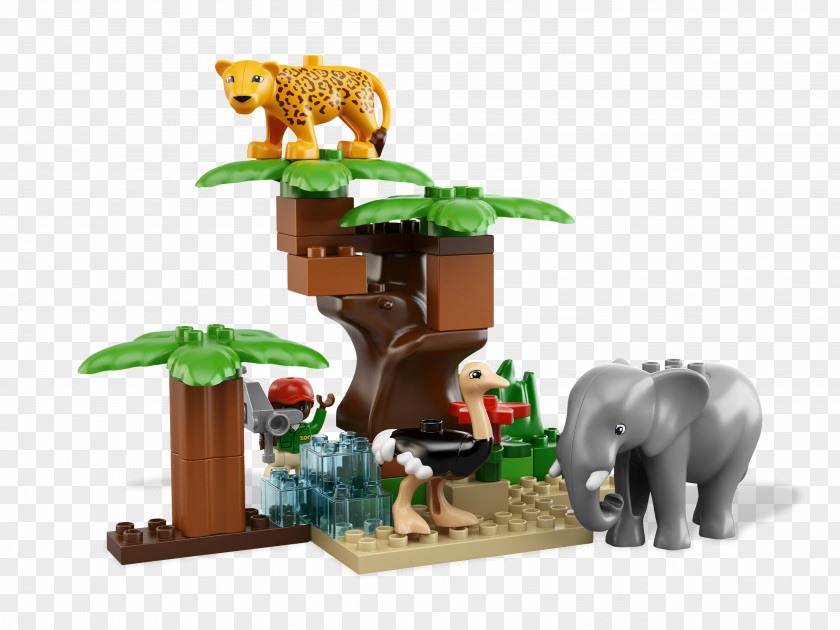 Leopard LEGO DUPLO Photo Safari 10513 Neverland Shelter Toy Block PNG