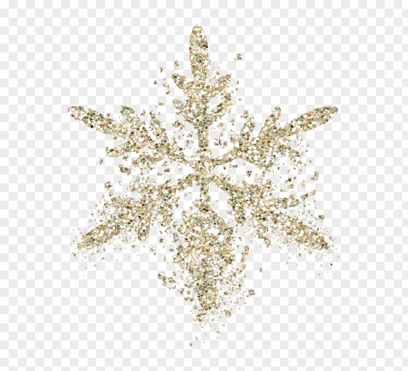 Metal Little Snowflake Christmas PNG