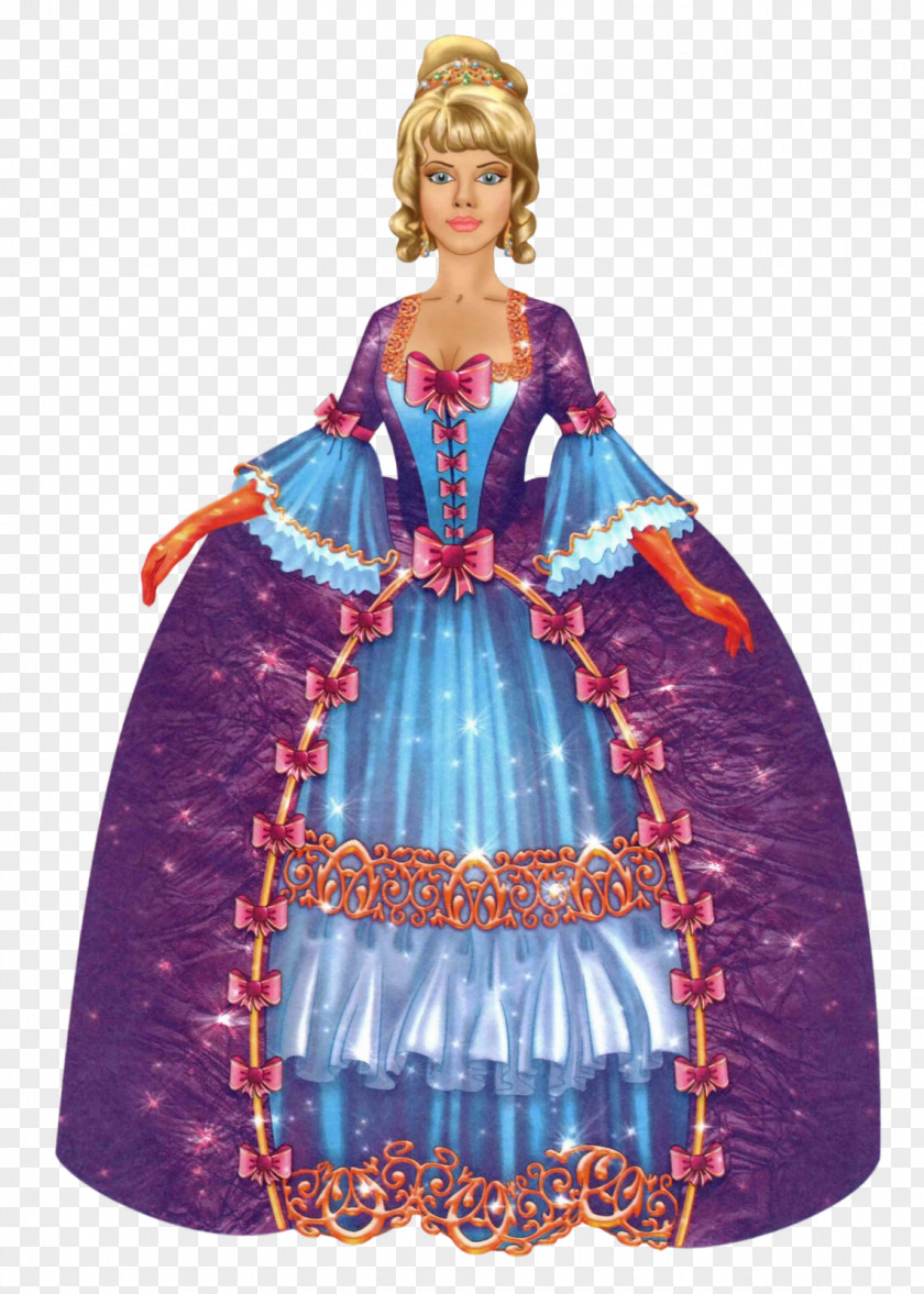 Princess Doll Dress Barbie Gown Clothing PNG