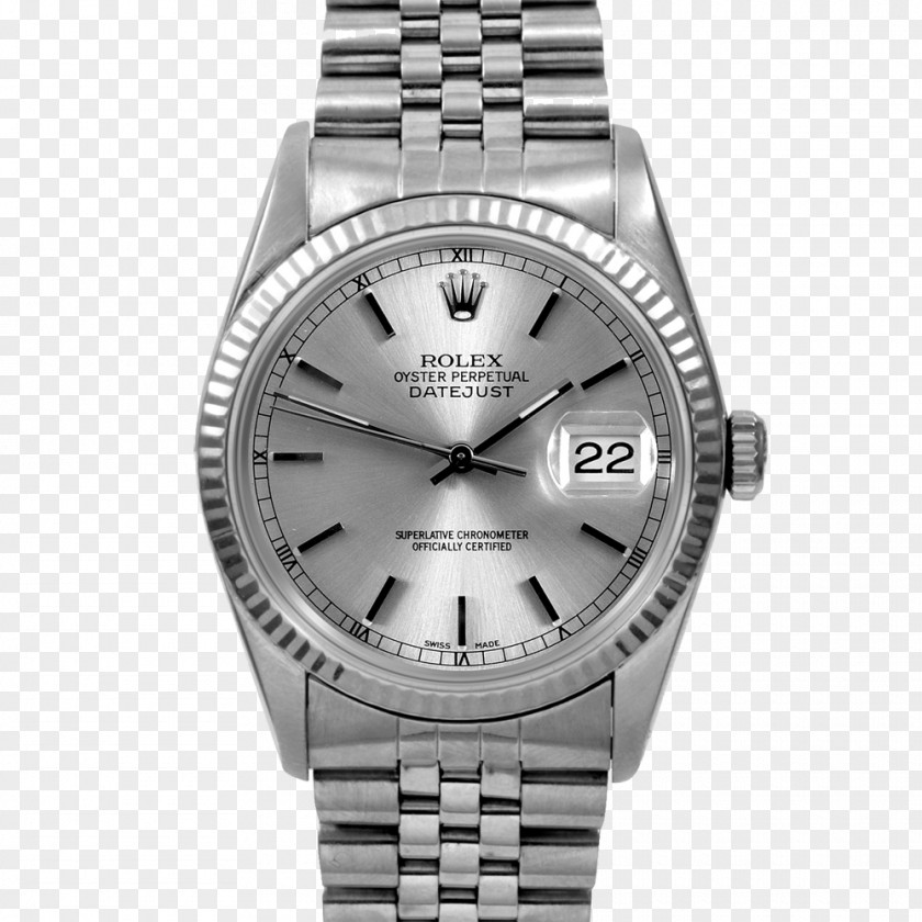 Sliver Jubile Year Rolex Datejust Submariner Automatic Watch PNG