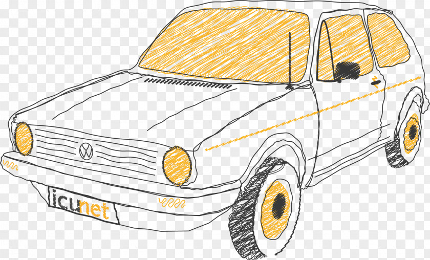 Ag Cartoon Volkswagen Golf Compact Car Group ICUnet.AG PNG