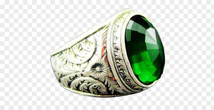 Atmospheric Emerald Ring Earring Gemstone Jewellery PNG