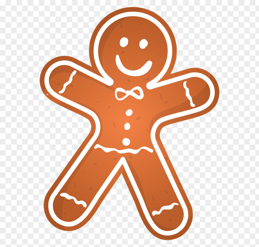 Gingerbread Man Graphic Design Clip Art PNG