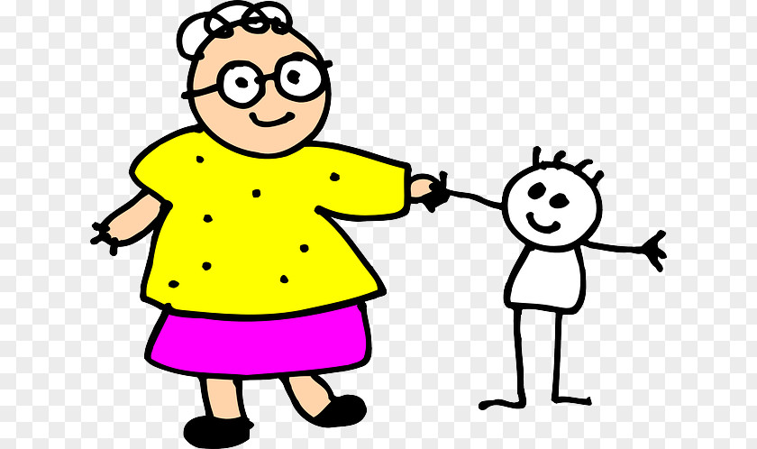 Grandparents Child Clip Art PNG