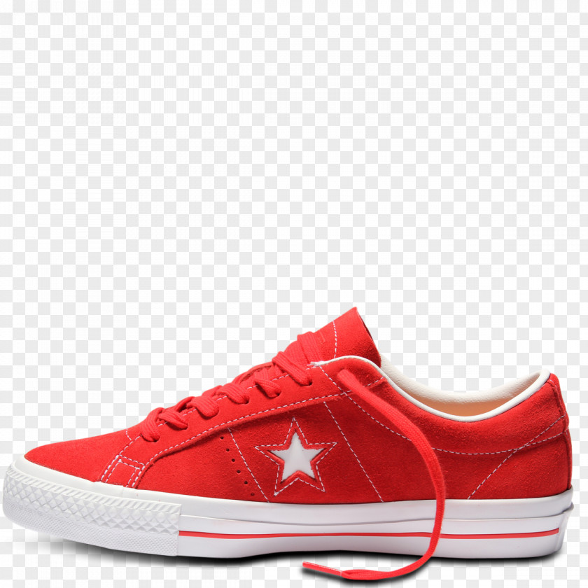 Red Converse Sneakers Skate Shoe PNG