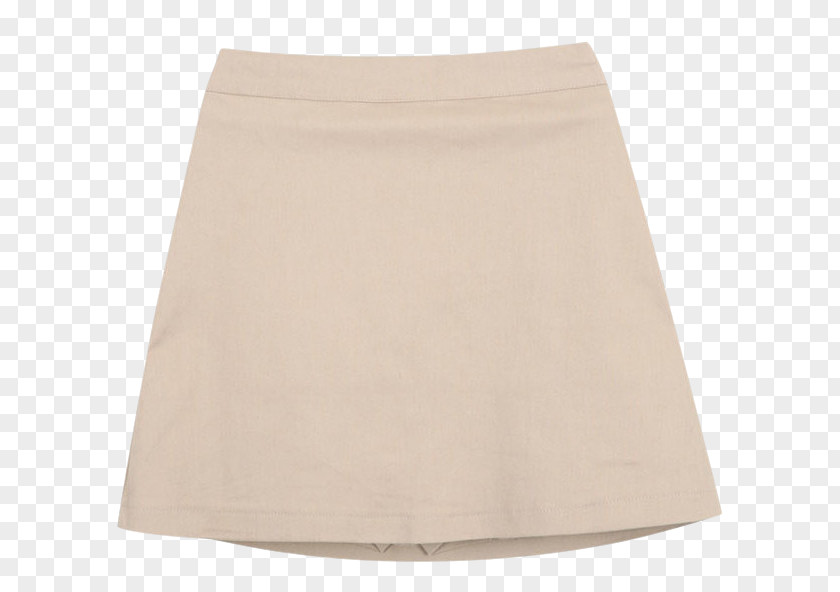 Short Skirt Khaki Waist PNG