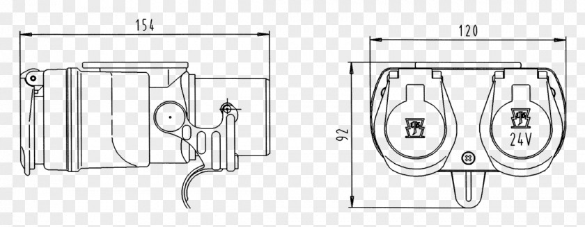 Technical Drawing AC Power Plugs And Sockets Adapter Electrical Cable Material PNG