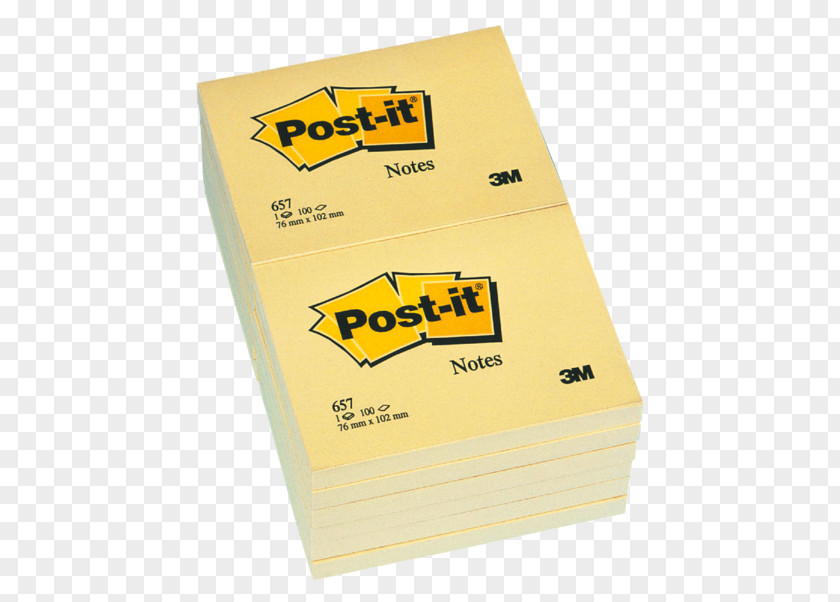 Hsm51 Post-it Note Paper 3M Yellow Brand PNG