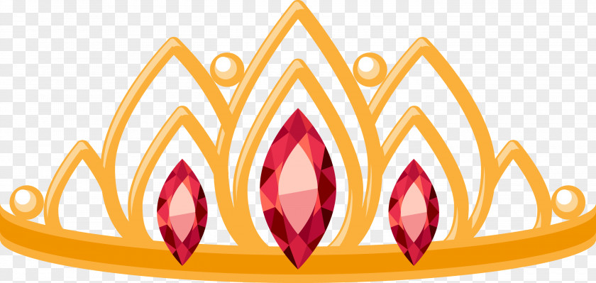 Ruby Crown Jewelry Illustration PNG