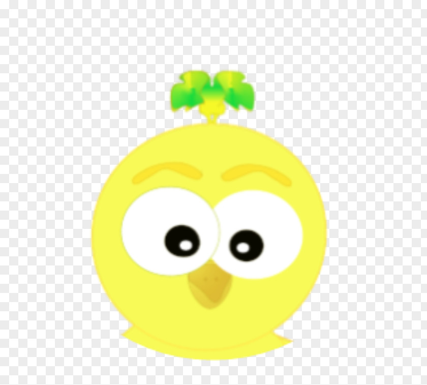 Smiley Beak Green Fruit Toy PNG