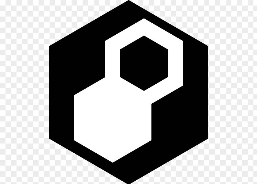 Black Hexagon Hexadecimal Symbol Clip Art PNG