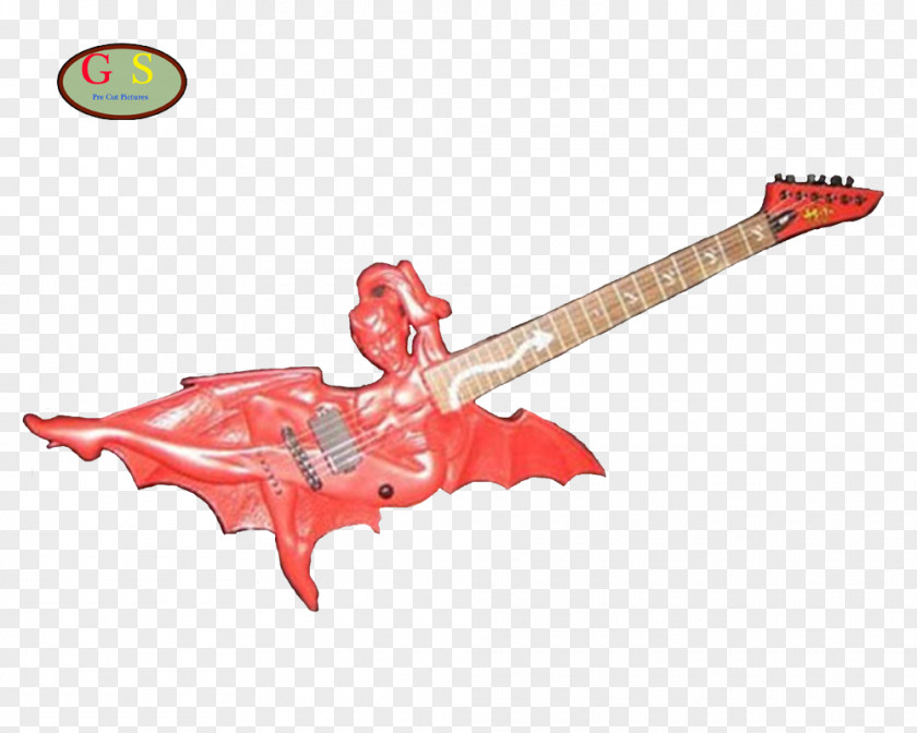 Electric Guitar Devil Animal Extrasensory Perception PNG