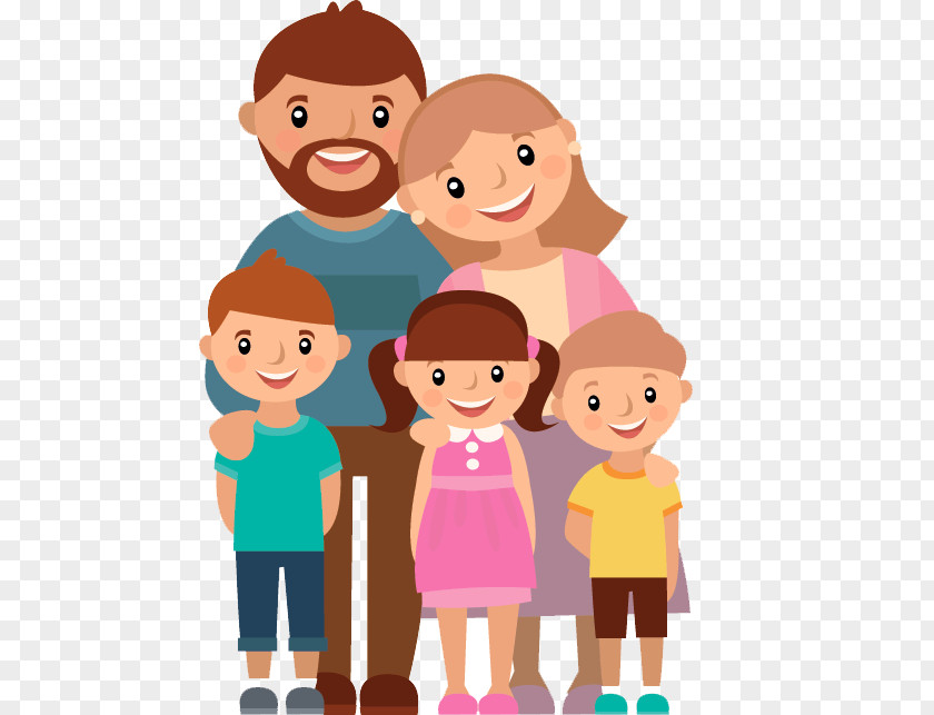 Family Vector Graphics Illustration Cartoon Child PNG