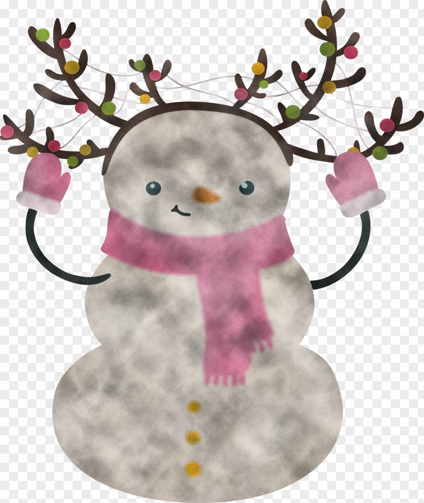 Snowman Winter Christmas PNG