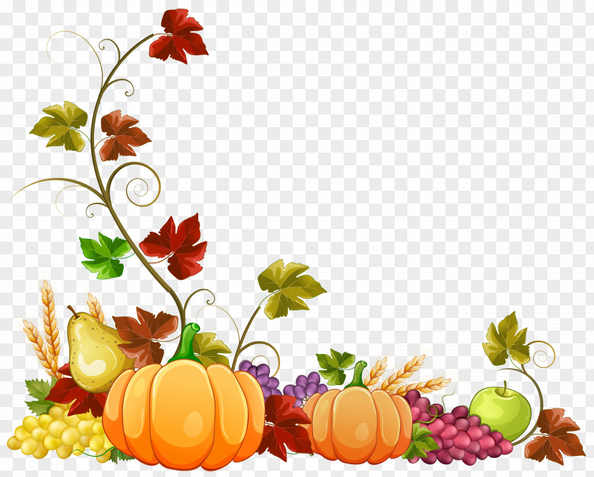 Autumn Pumpkin Decoration Clipart Image Clip Art PNG