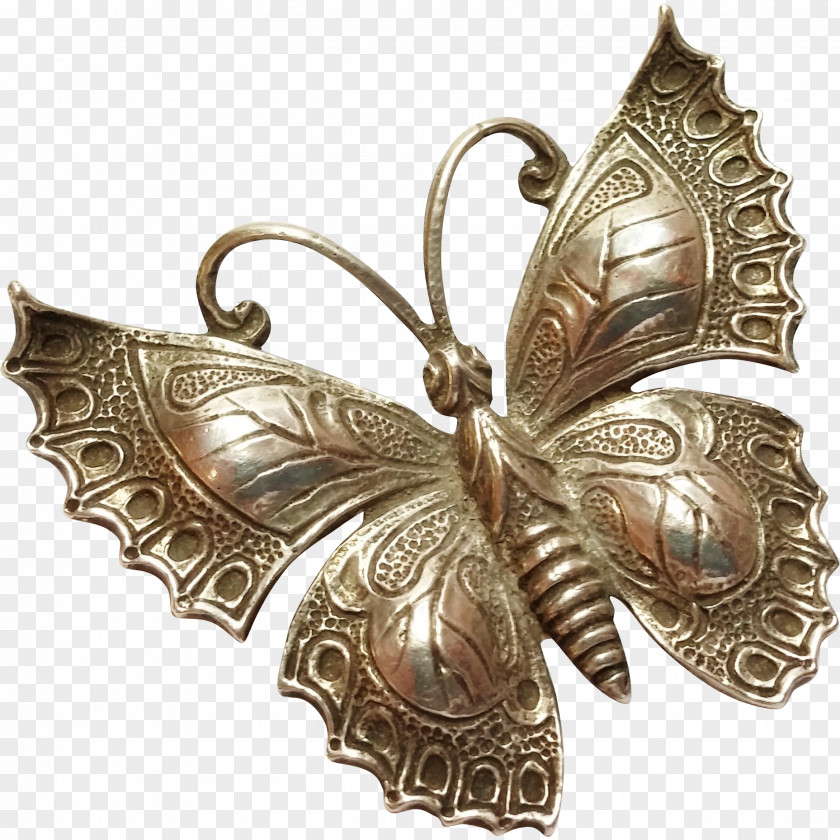 Brooch Butterfly Insect Pollinator 01504 PNG