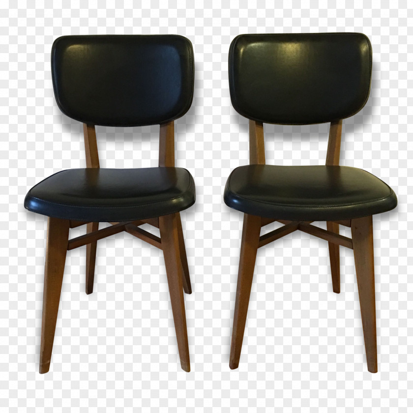Chair Table Artificial Leather Furniture Vintage PNG