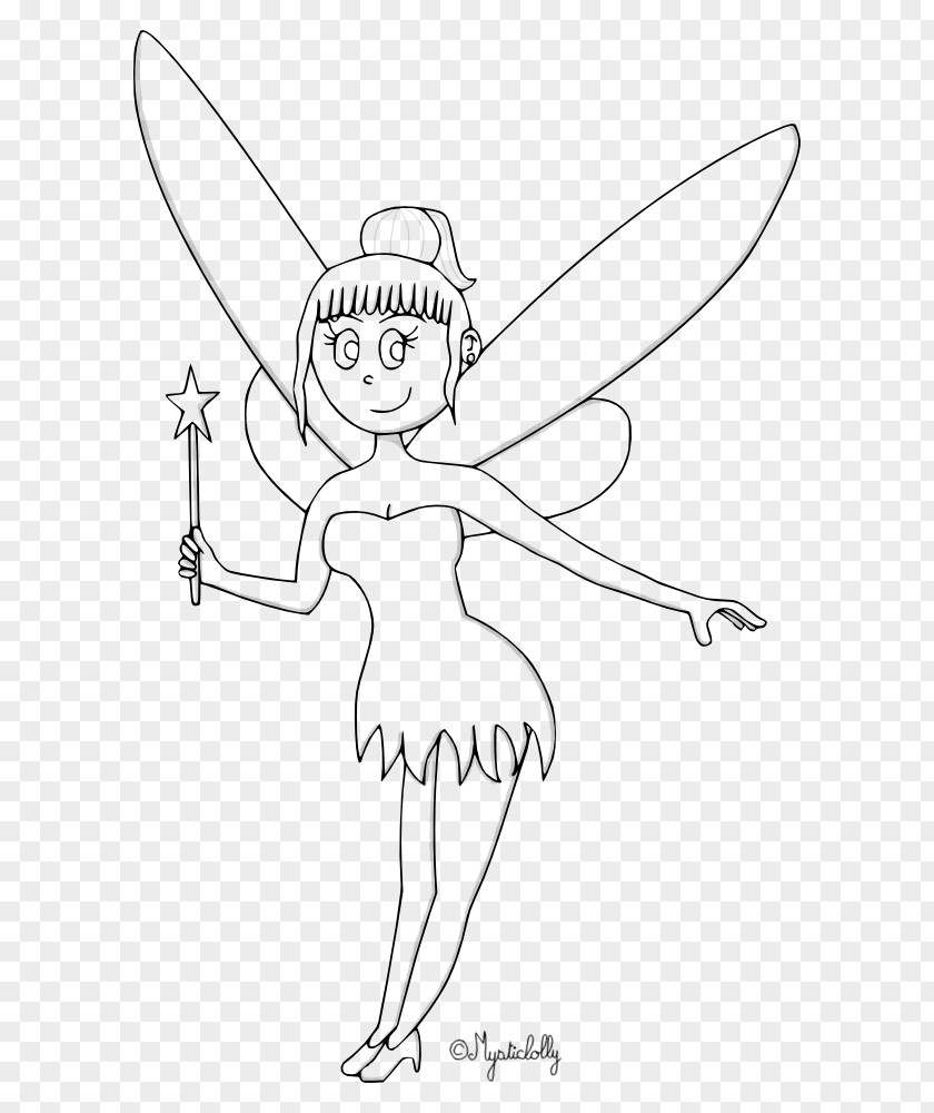 Fairy Drawing Tale Line Art Character PNG