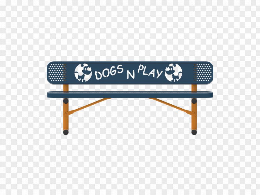 Park Bench Dog Table PNG