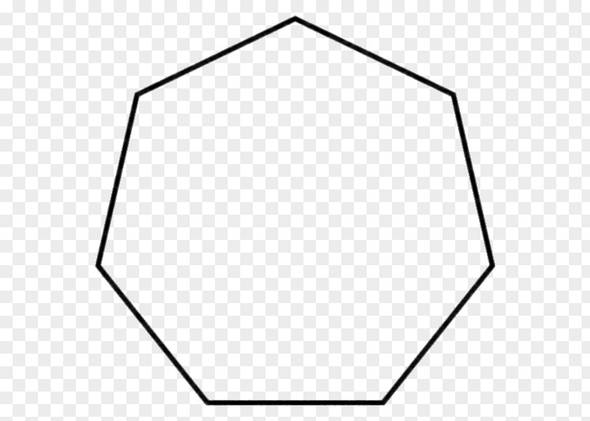 Shape Heptagon Regular Polygon Two-dimensional Space PNG