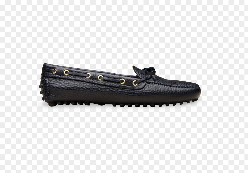 Women Drive Slip-on Shoe Leather Walking Black M PNG