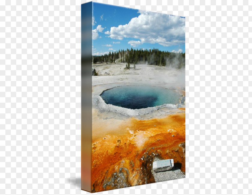 Yellowstone National Park Painting Nature Sky Plc PNG