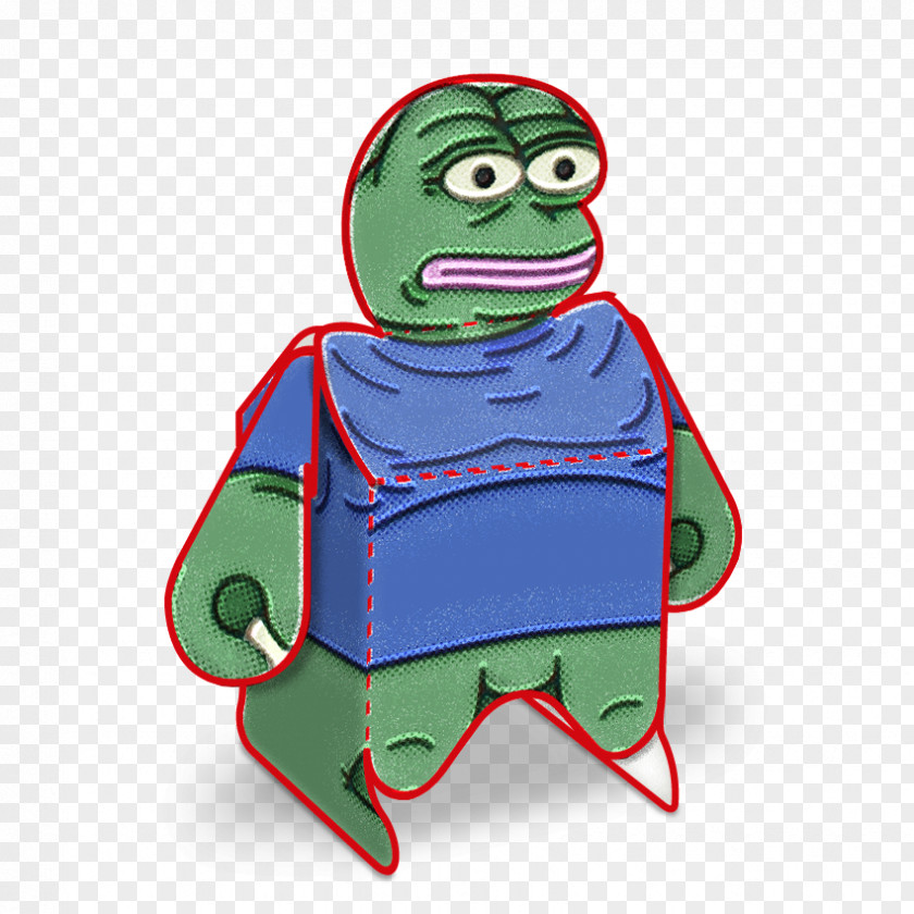 Z Fold Paper Model Pepe The Frog Toys PNG