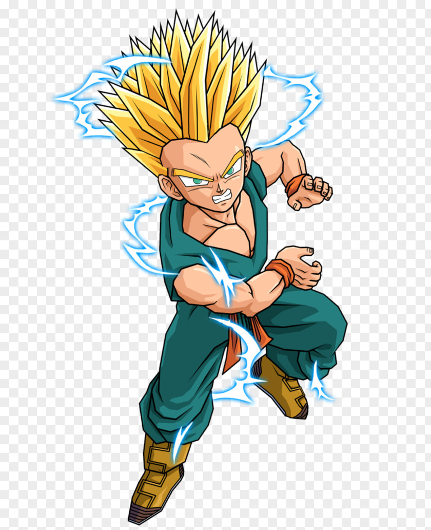 *2* Gohan Trunks Majin Buu Goku Goten PNG