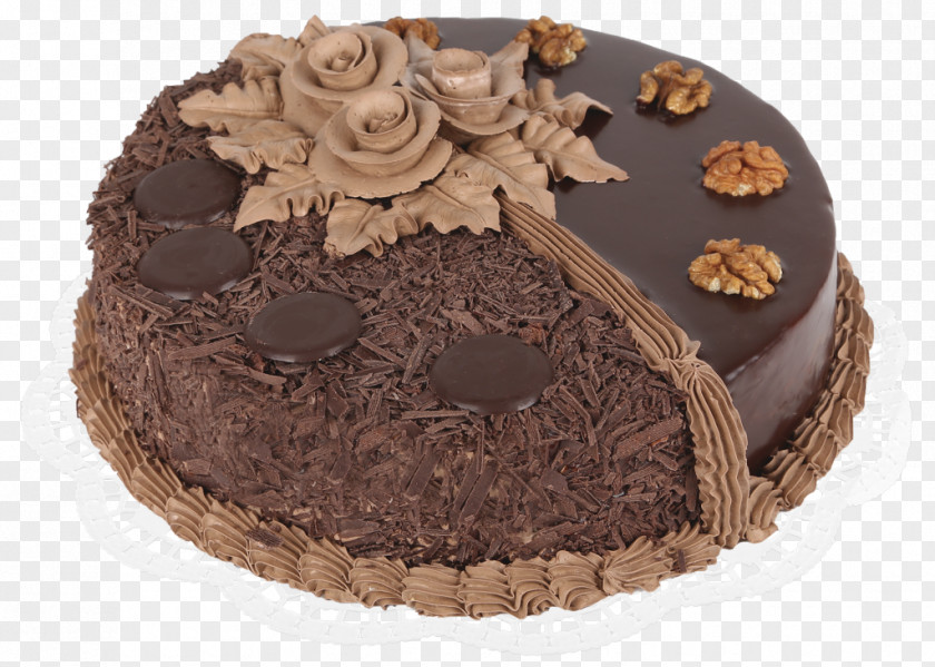 Chocolate Cake Cupcake Cheesecake Sponge Cream PNG