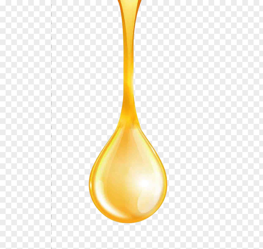 Free Flow Of Oil HD Clip Buckle Spoon Yellow Liquid PNG