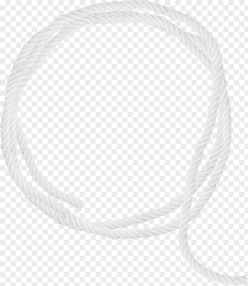 White Rope Drawing Pattern PNG
