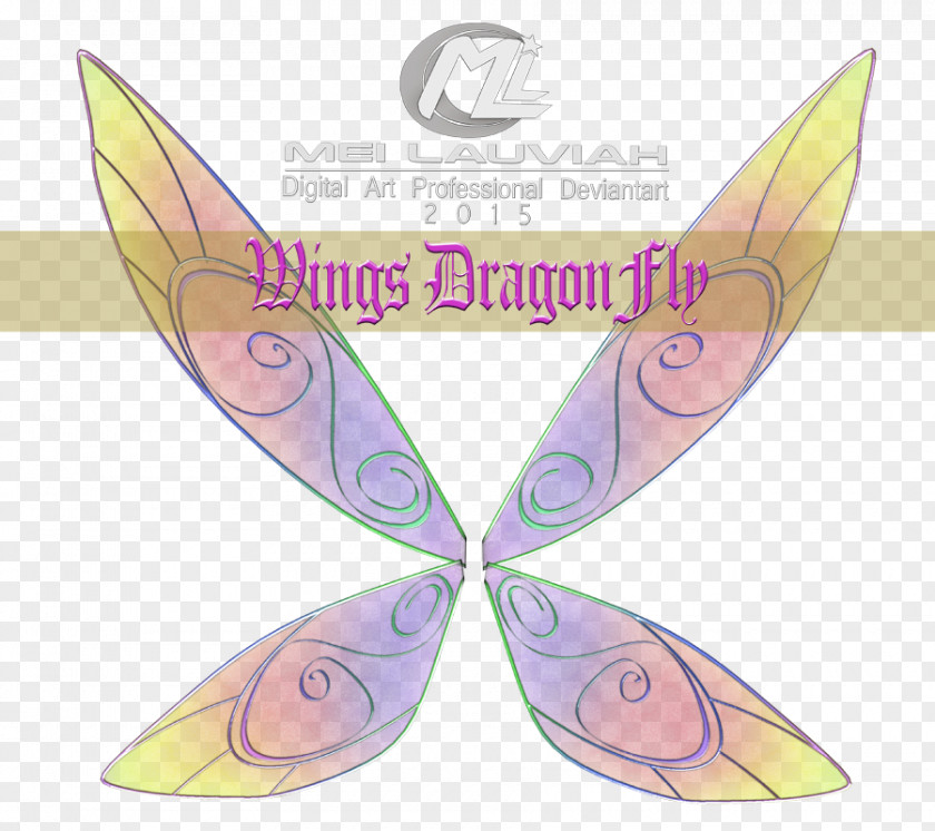Fairy Wings Pink M PNG