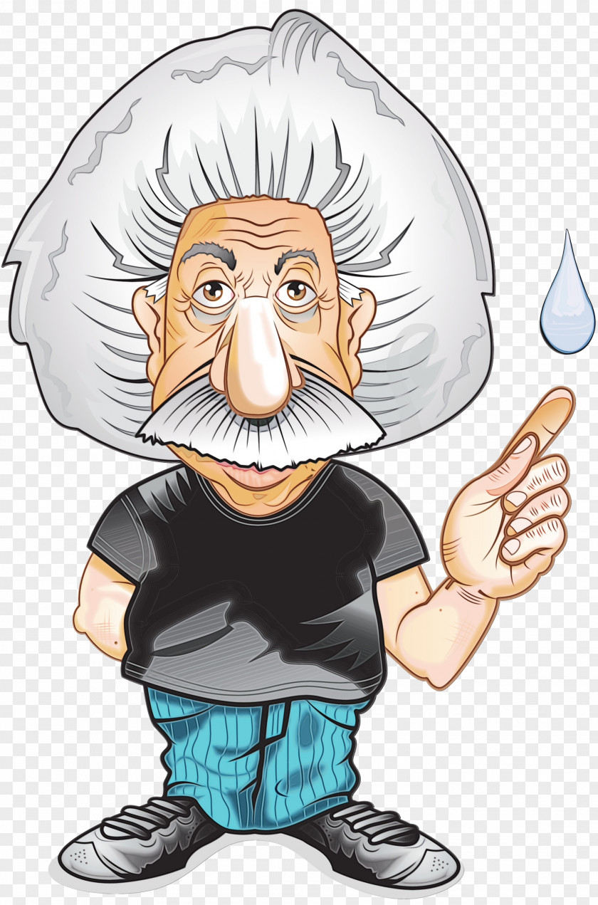Fictional Character Art Albert Einstein Cartoon PNG