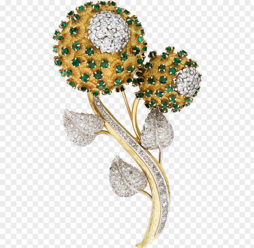 Flower Jewelry Jewellery Brooch Gemstone PNG