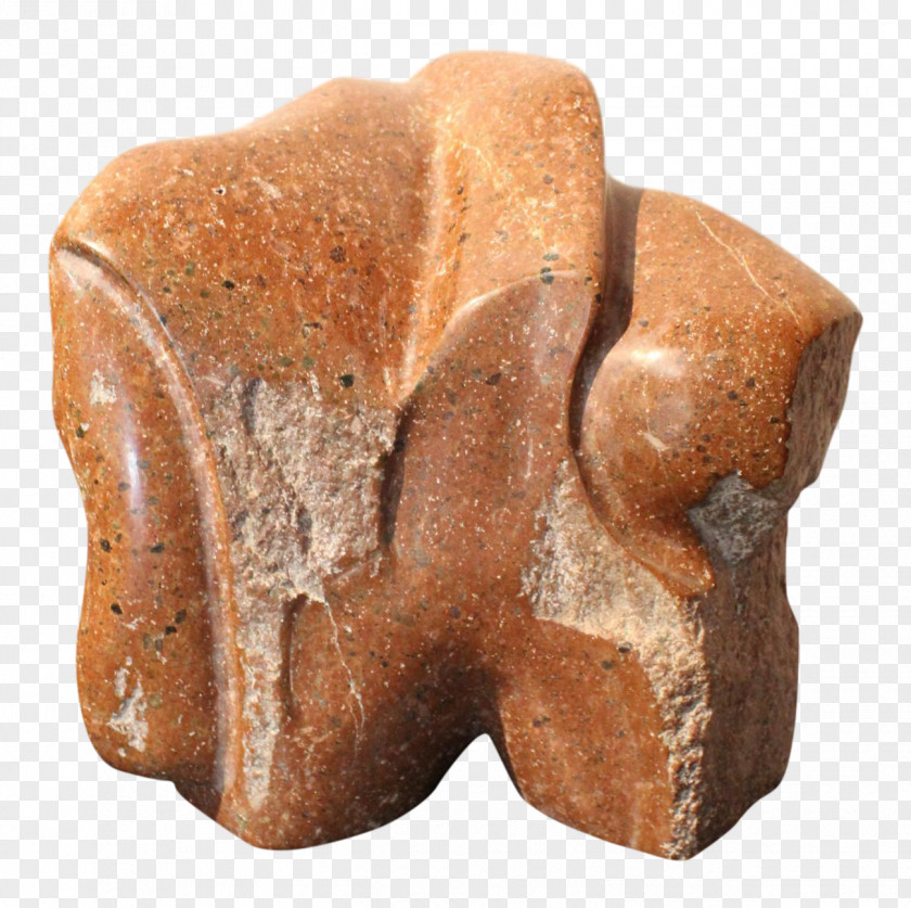 Granite Rock Brutalist Architecture Modern Sculpture PNG