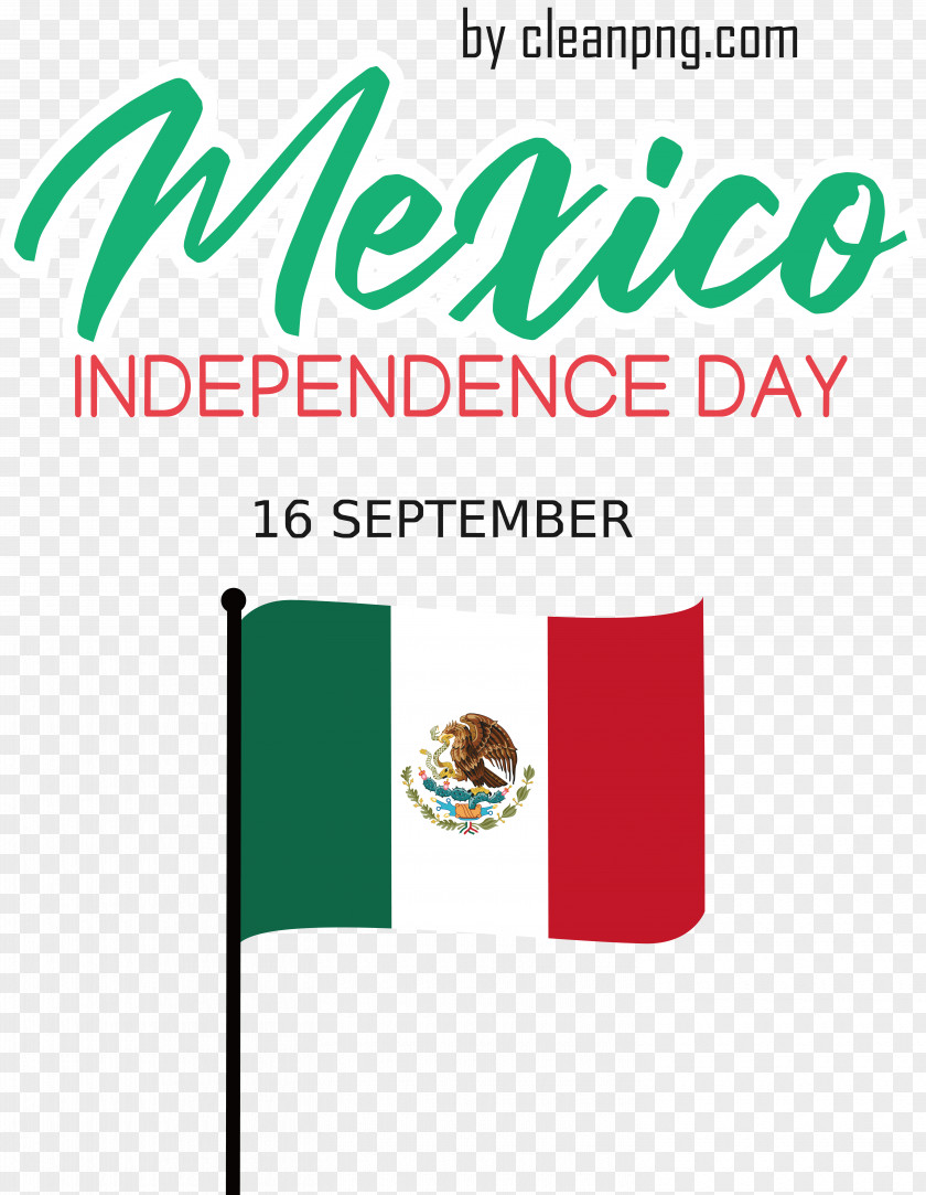 Mexico Logo Font Green Flag PNG