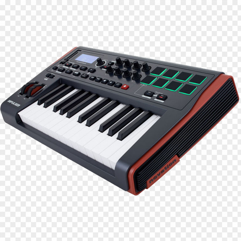 Novation Digital Piano Korg Monologue Analogue Synthesizer Oberheim OB-Xa Musical Keyboard PNG