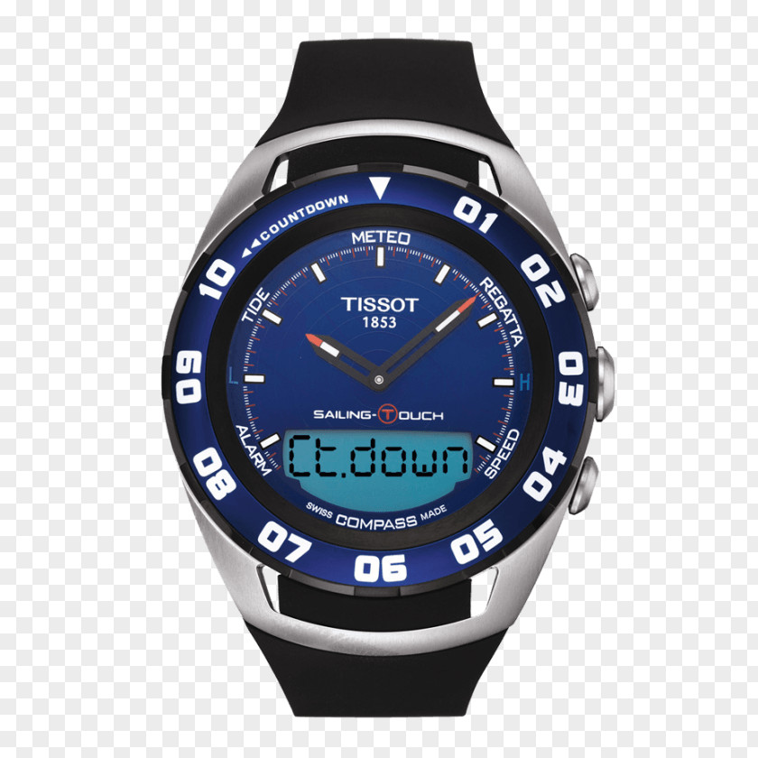 420 Sailboat Tissot T-Touch Expert Solar Watch Chronograph My-T PNG