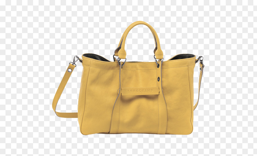 Bag Tote Leather Longchamp Handbag Pliage PNG