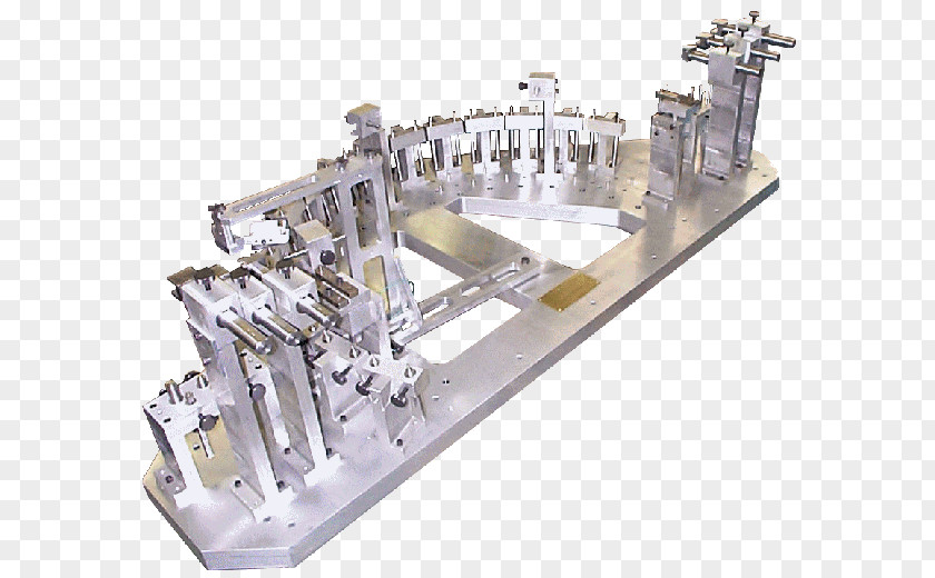 Edm Machine Fixture Inspection Manufacturing PNG