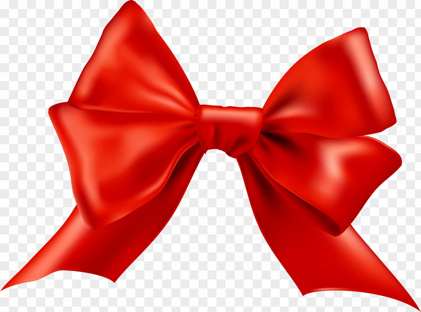 Hand Painted Red Ribbon Bow Tie Shoelace Knot PNG