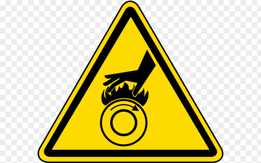 Hot Surface Warning Sign Hazard Symbol PNG