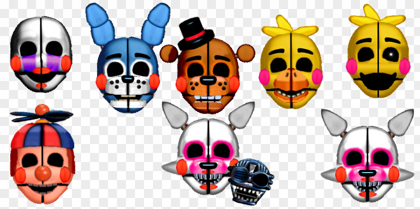 Robot Inflation Explode Five Nights At Freddy's: Sister Location Ultimate Custom Night Freddy's 2 3 Mask PNG