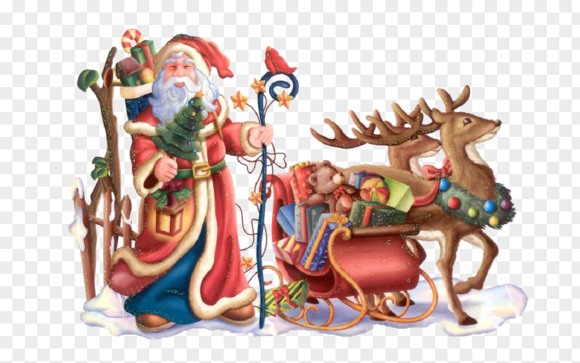 Santa Claus Reindeer Christmas Mrs. Rudolph PNG
