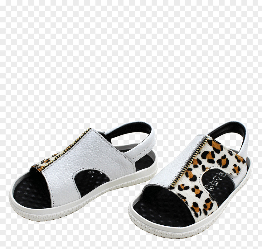White Sandals Slipper Sandal Shoe PNG