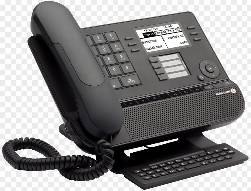 Alcatel 8038 IP Premium Desk Phone Mobile Telephone 8029 Digital Home & Business Phones PNG