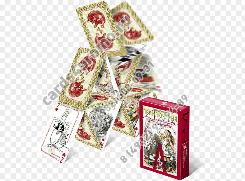 Alice In Wonderland Cards Christmas Ornament PNG